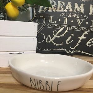🆕Rae Dunn “NIBBLE” Small Snack Dish